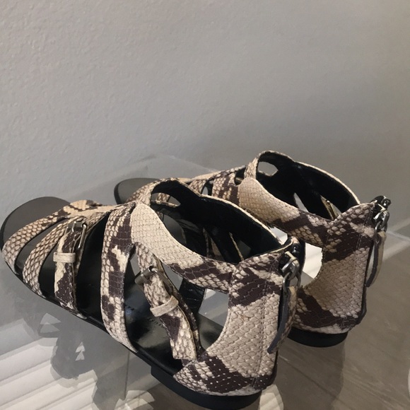 Giuseppe Zanotti design Gladiator Snake Print Sandals - Picture 3 of 13